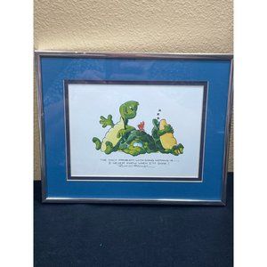 Vintage Signed Lithograph Only Problem With Doing Nothing Cartoon Robert…